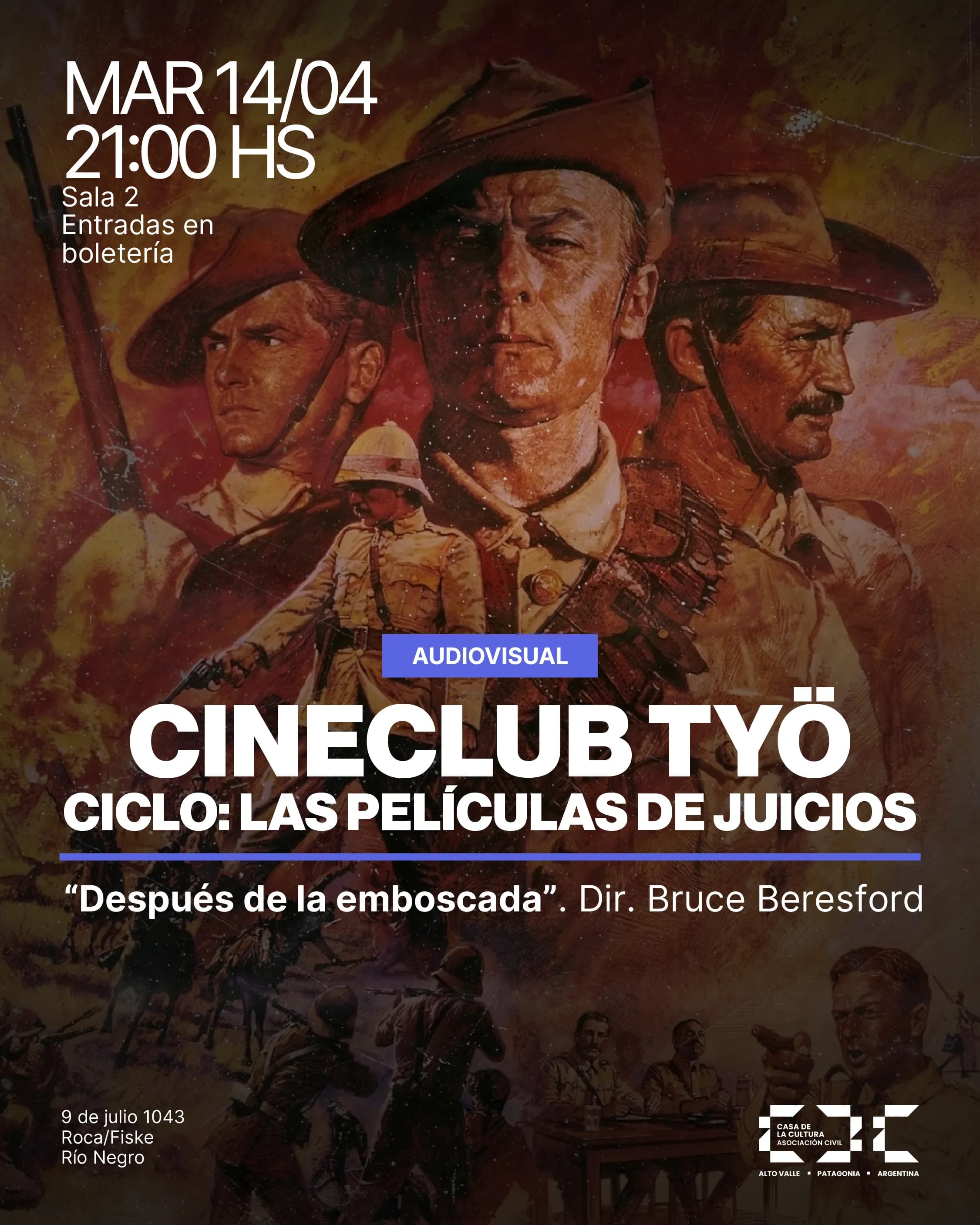 Cineclub TYÖ: Después de la emboscada (Breaker Morant)