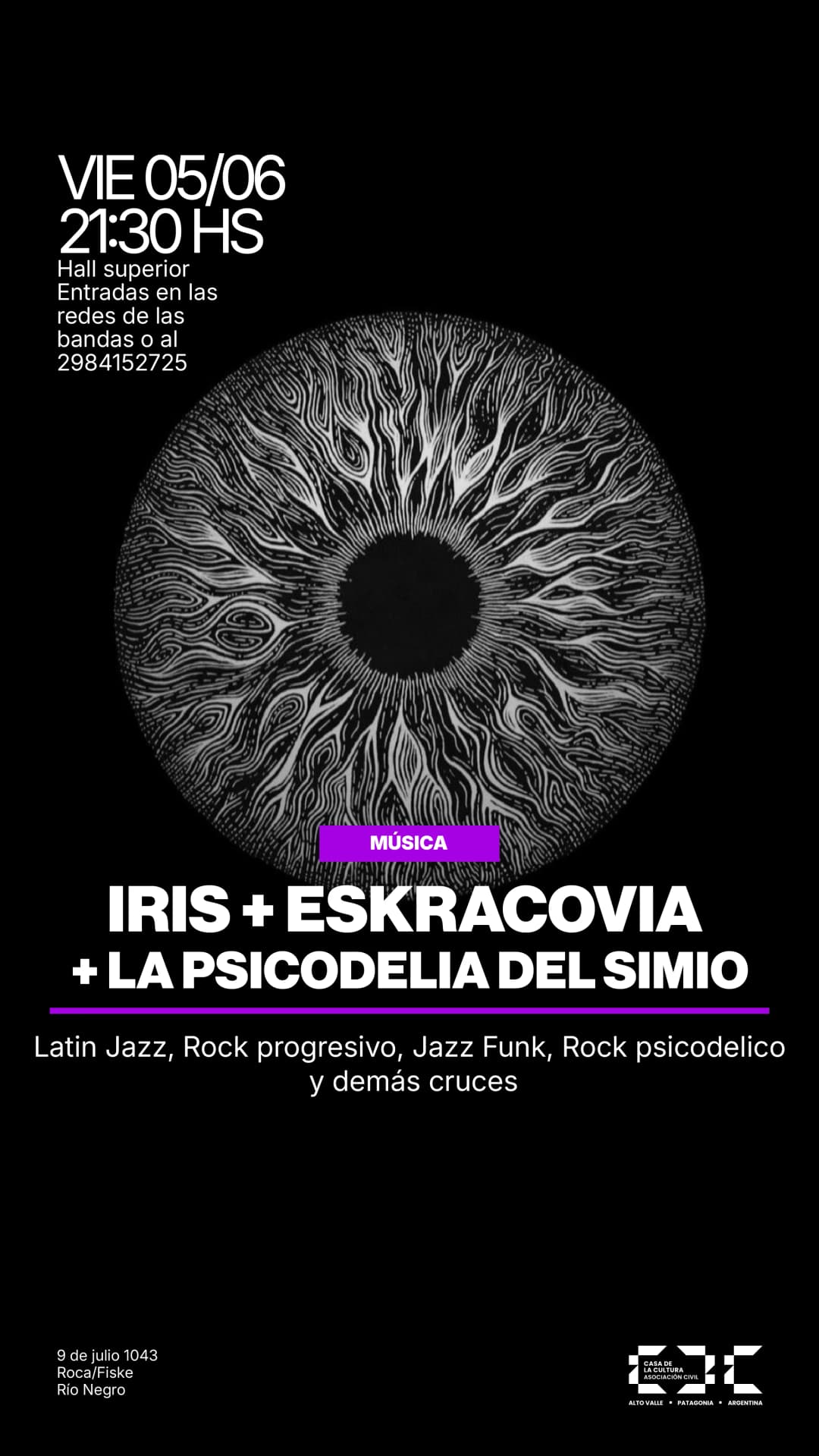 IRIS + Eskracovia + La Psicodelia del Simio