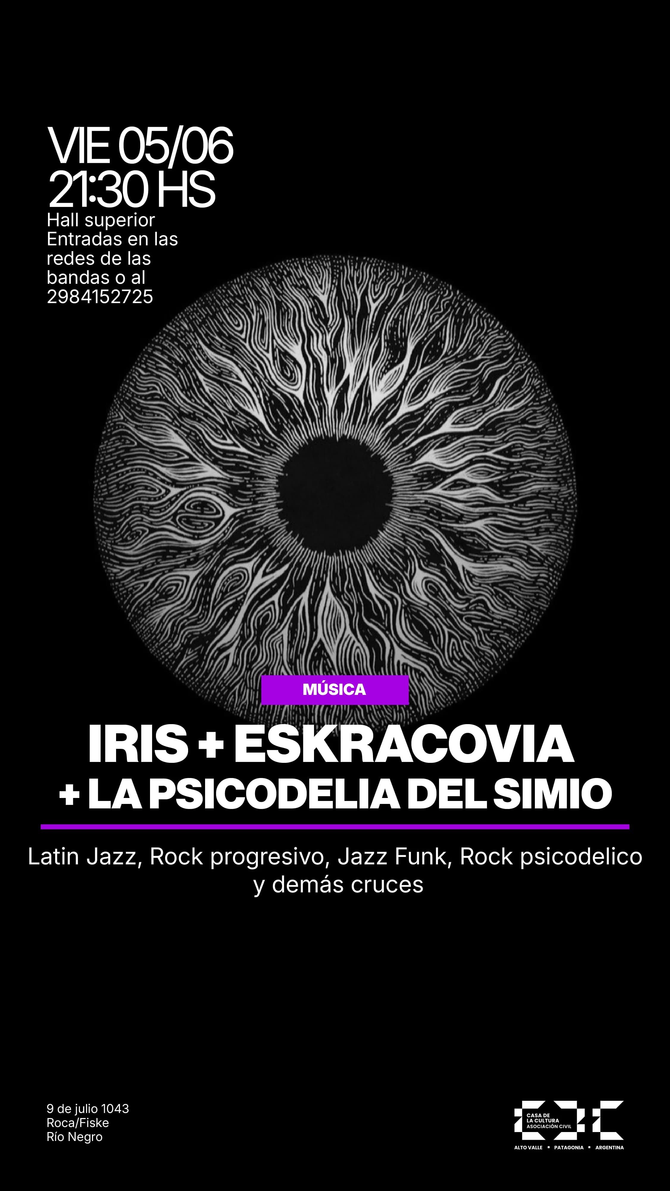 IRIS + Eskracovia + La Psicodelia del Simio