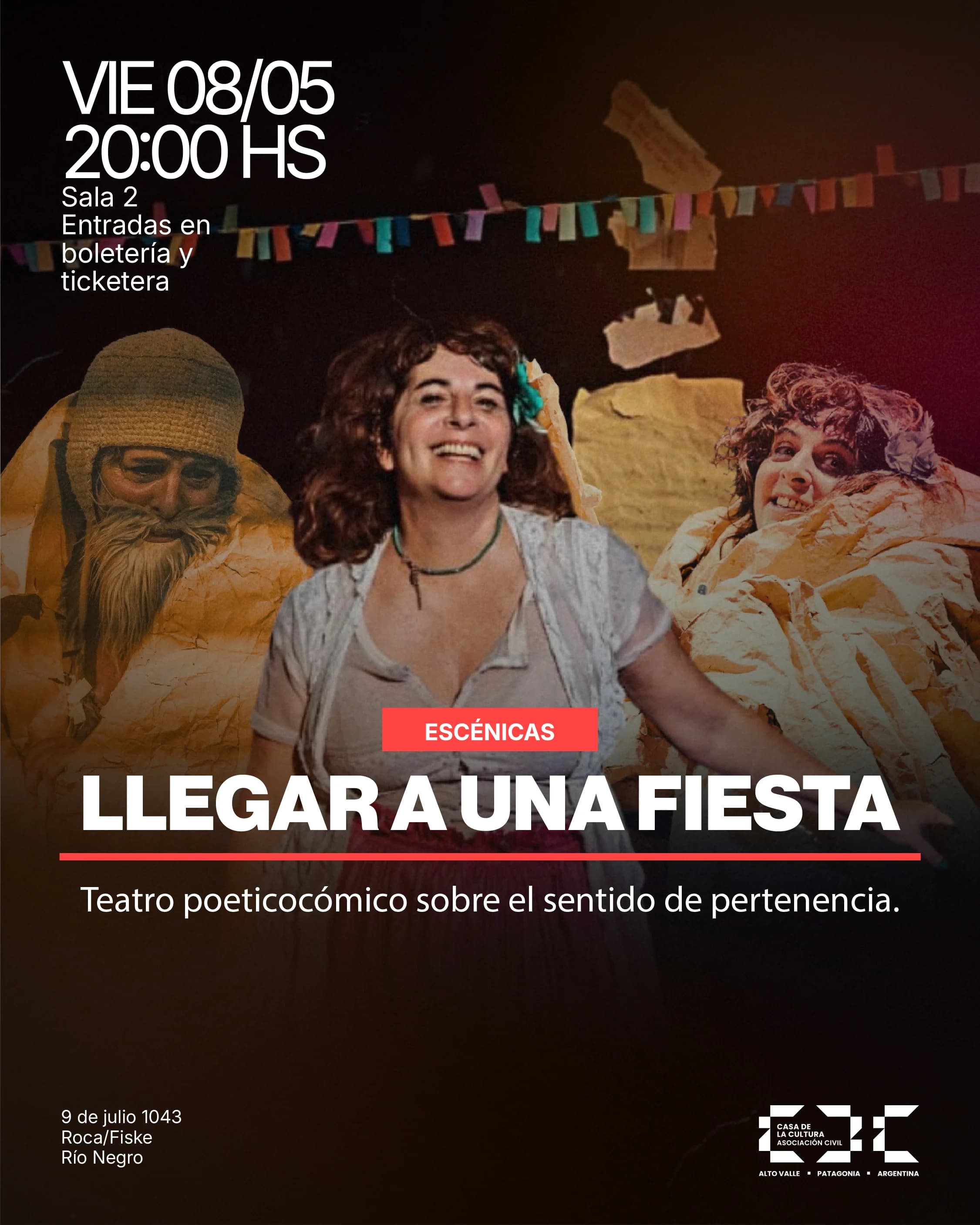 Llegar a una fiesta – Por Marina Barbera