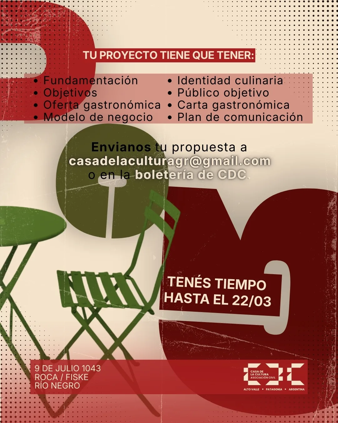 Propuesta gastronómica cultural en CDC