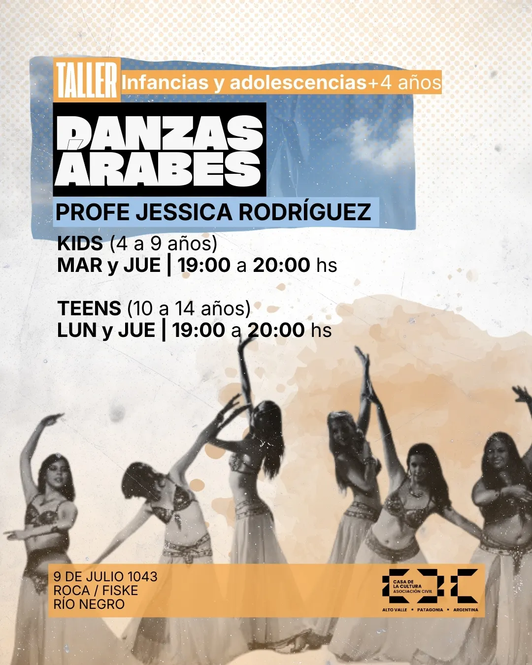 Clases de danzas árabes