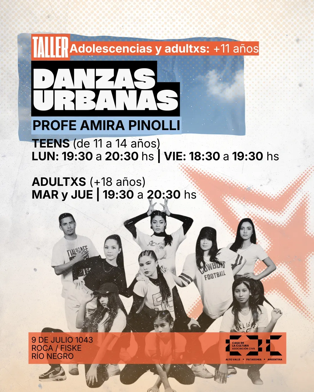 Clases de danzas urbanas
