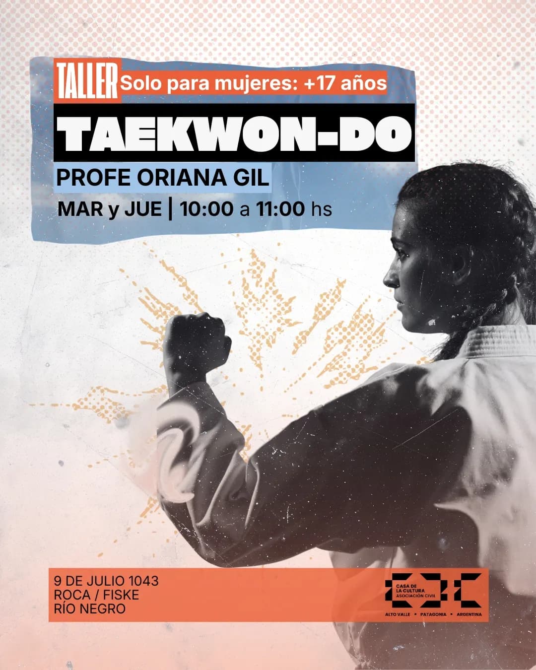 Clase de Taekwon-do para mujeres