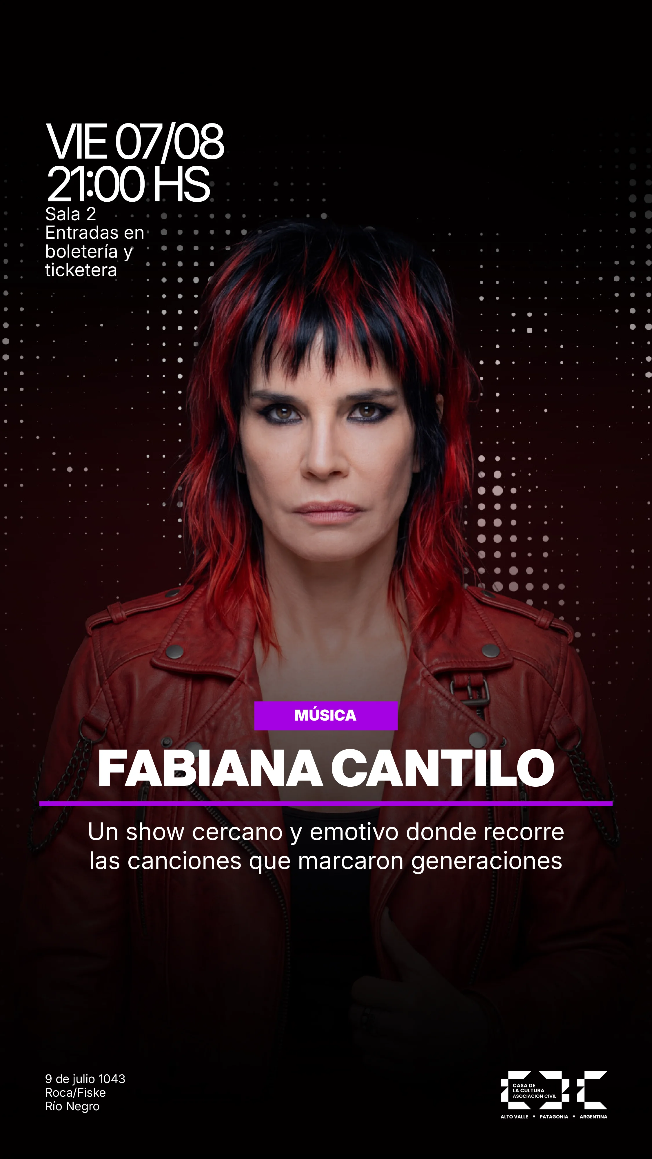 Fabiana Cantilo – Íntima en concierto