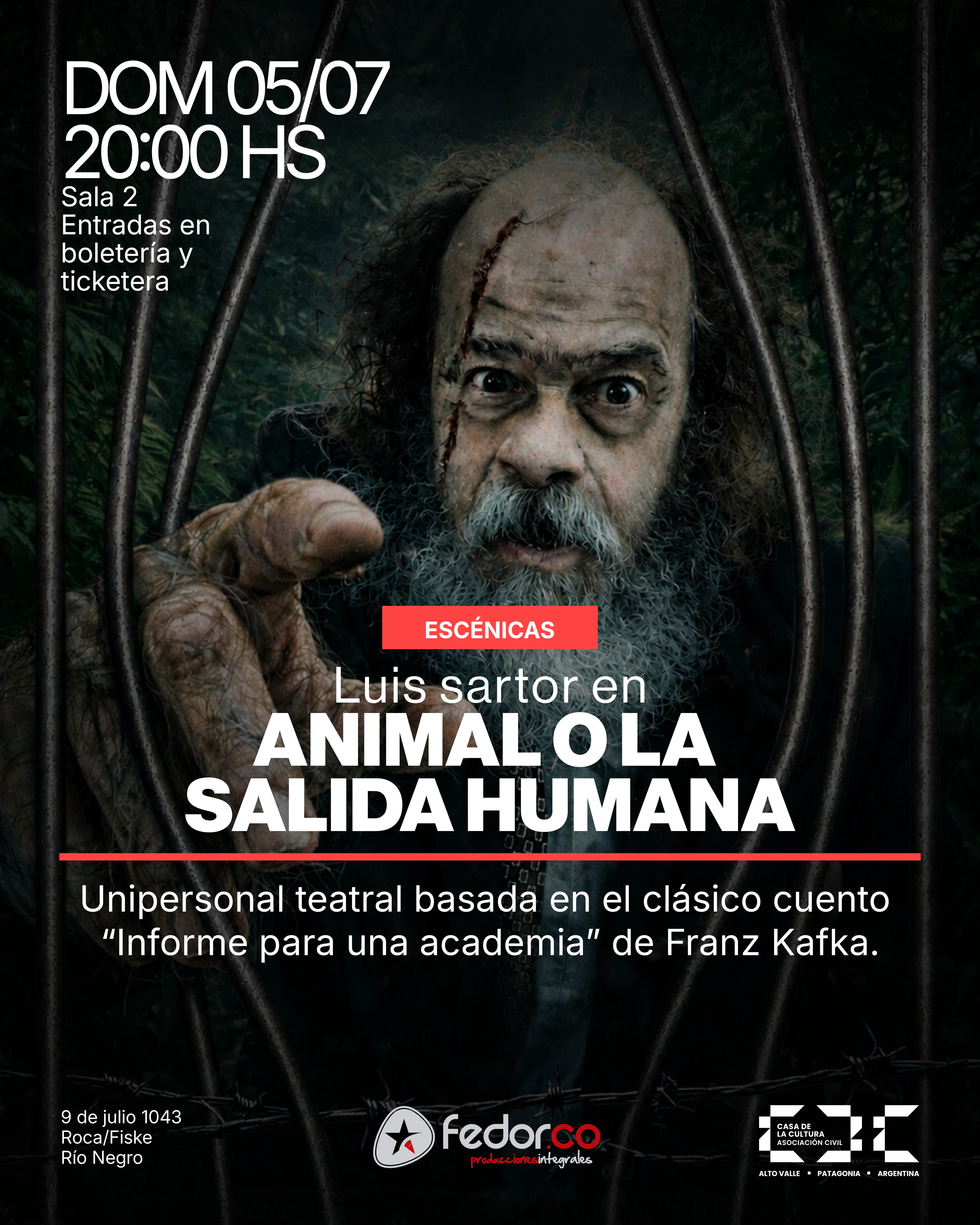 Animal o la Salida Humana – Luis Sartor