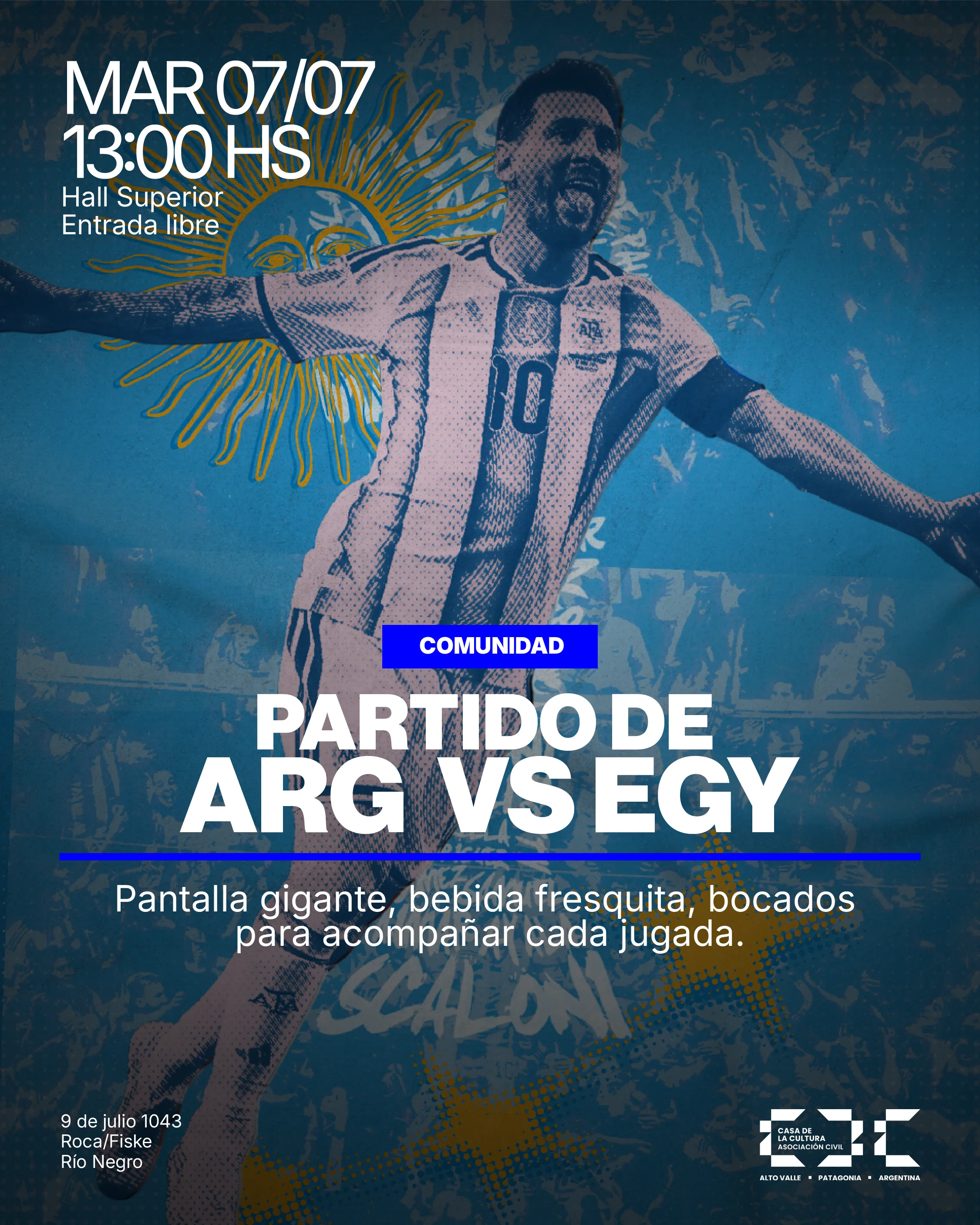 Partido de Argentina vs Egipto