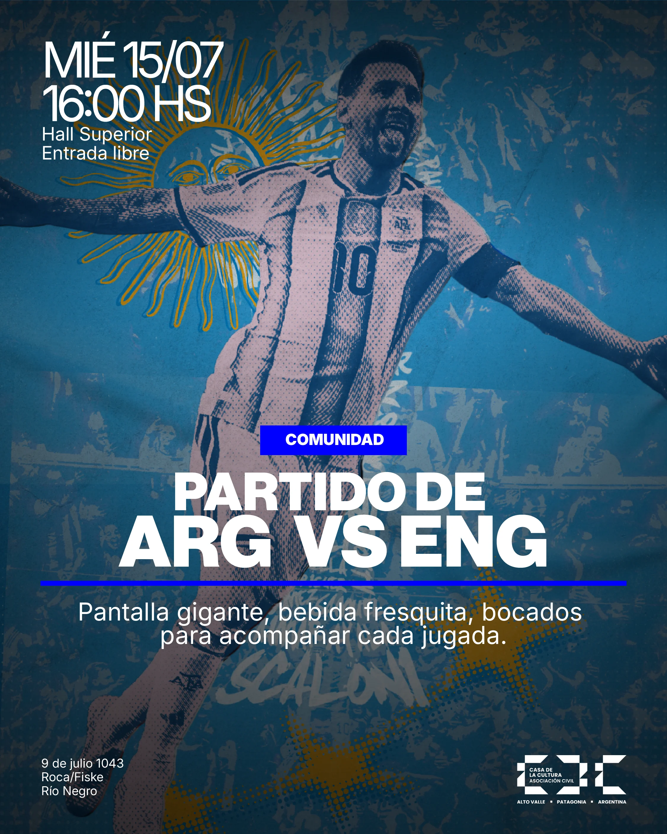 Partido de Argentina vs Inglaterra
