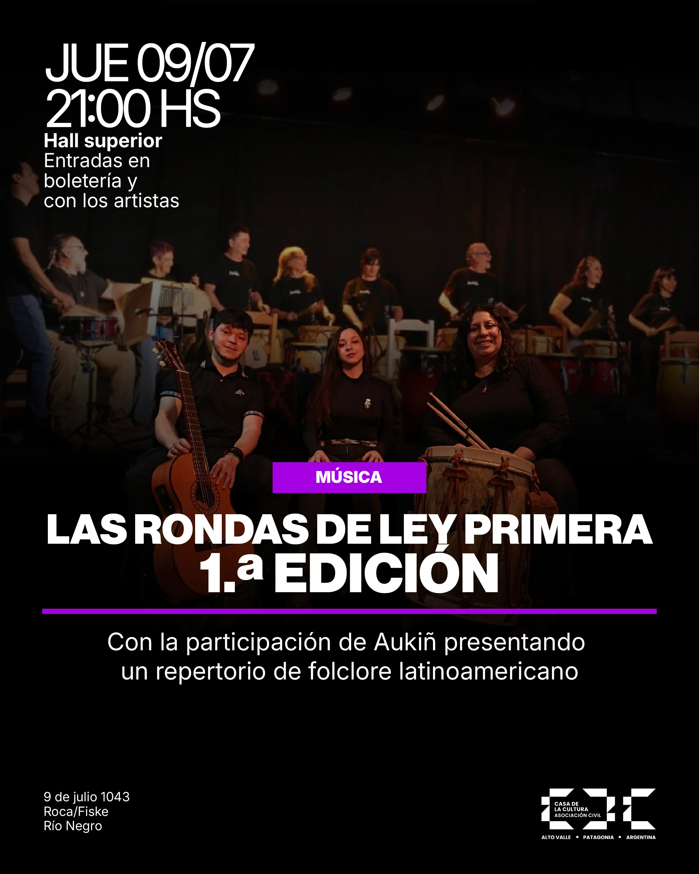 Las Rondas de Ley Primera 1ra edición – Con la participación de Aukiñ