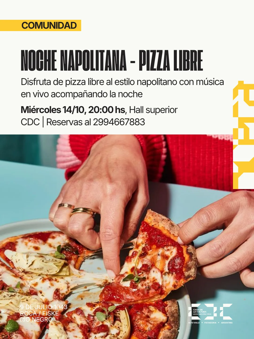Noche Napolitana – Pizza Libre
