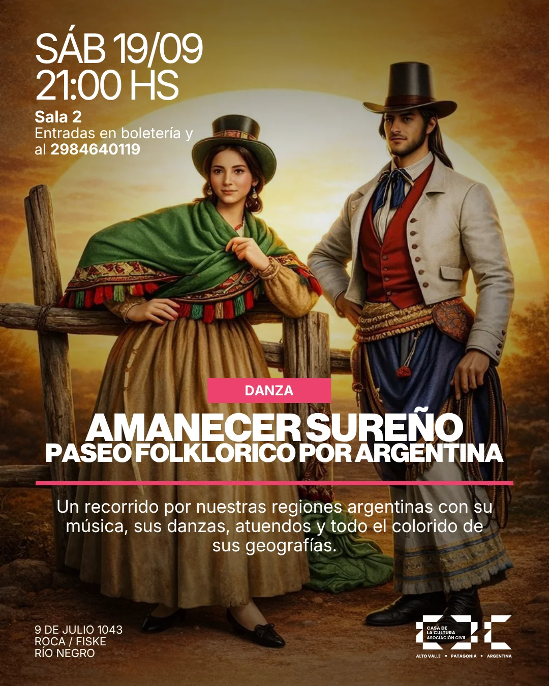 Amanecer sureño – Paseo folklórico por Argentina