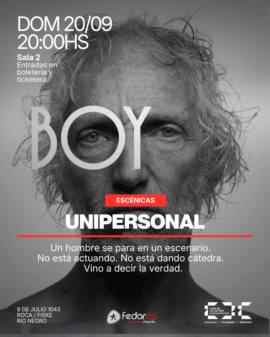 Boy Olmi – Un Unipersonal