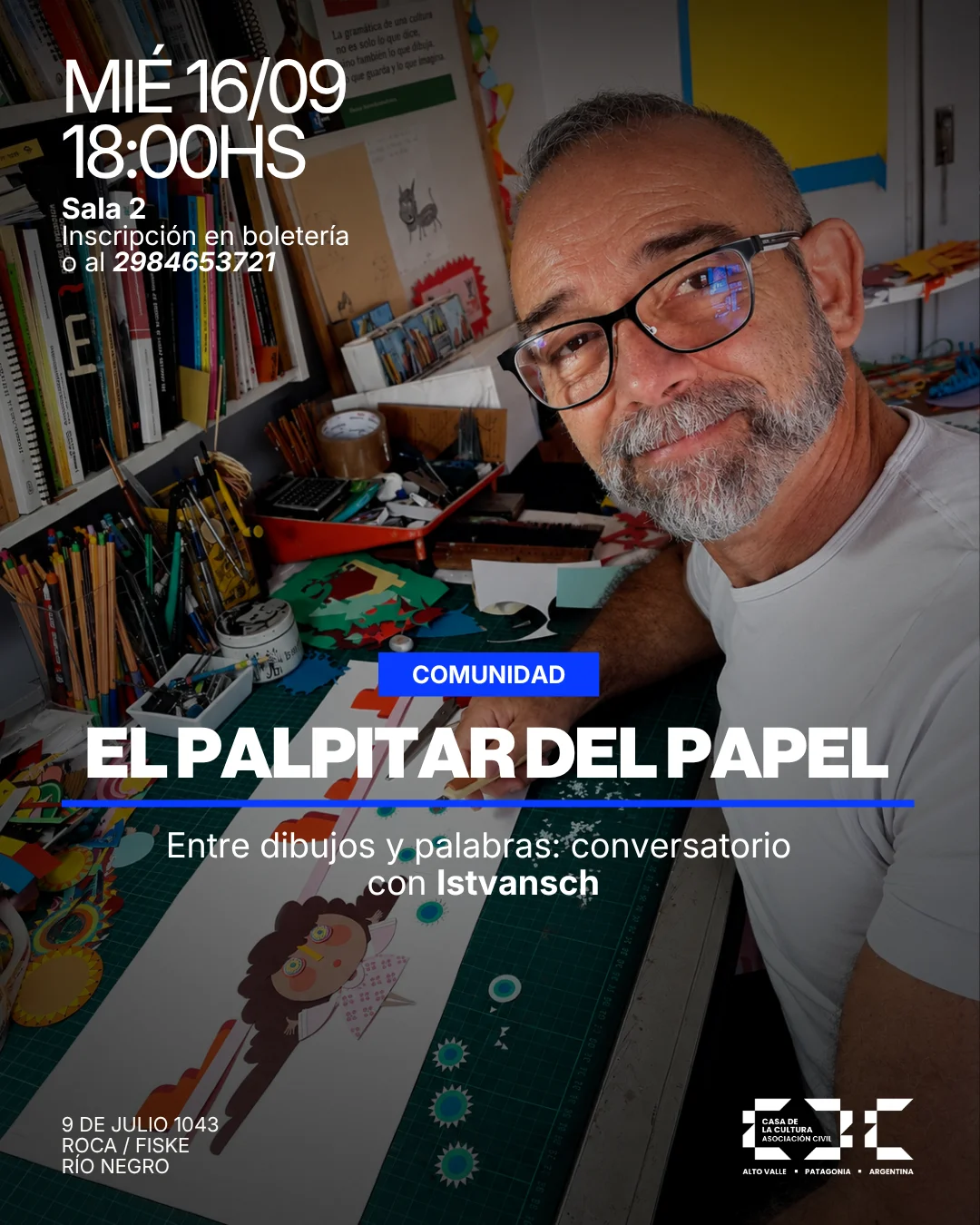 El palpitar del papel – Conversatorio con Istvansch