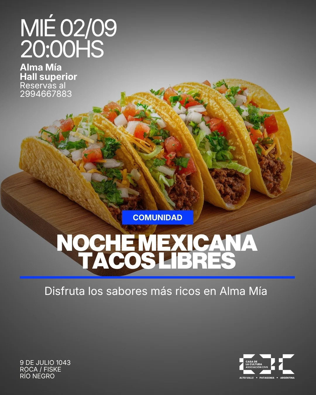 Noche Mexicana – Tacos libres