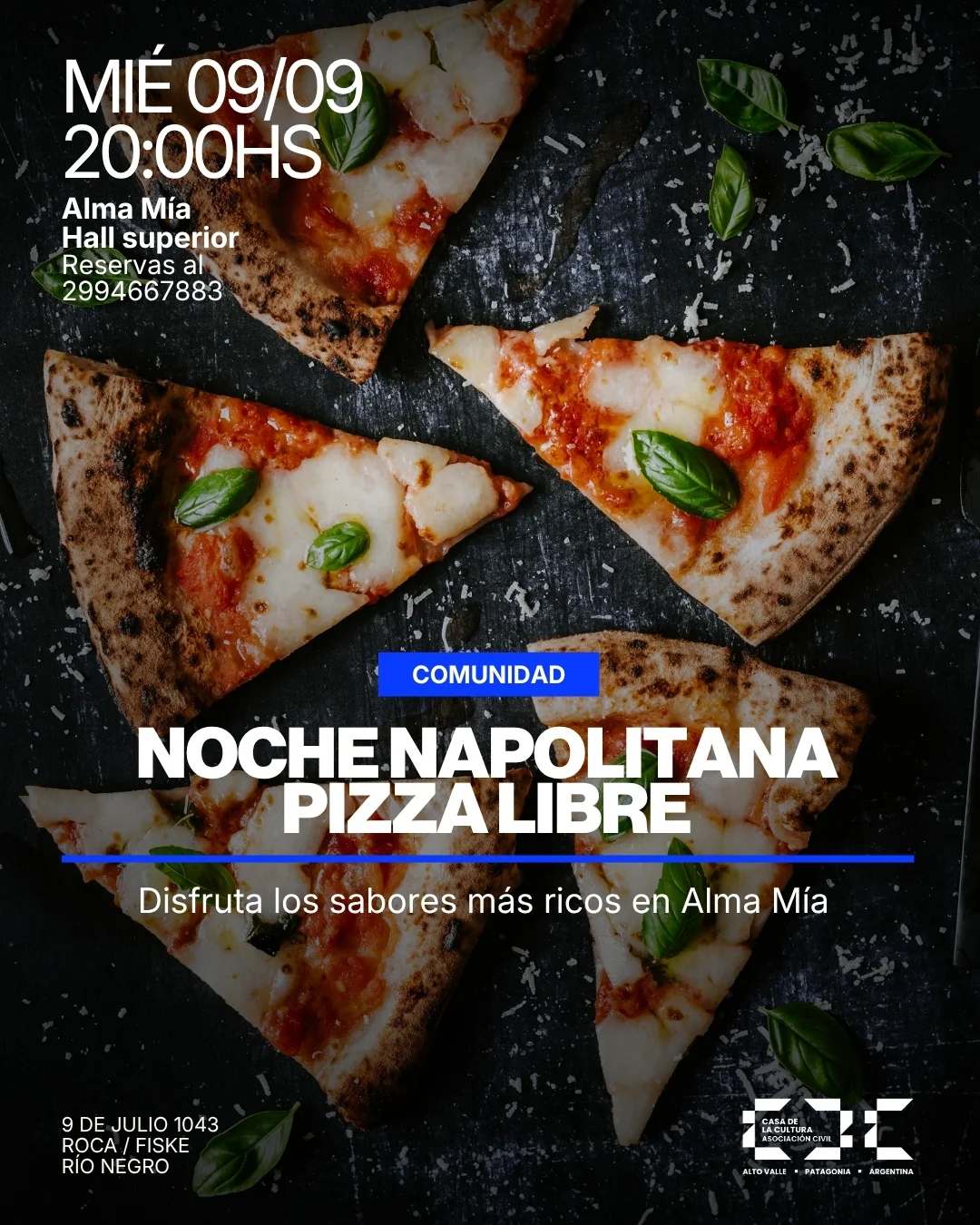 Noche Napolitana – Pizza libre